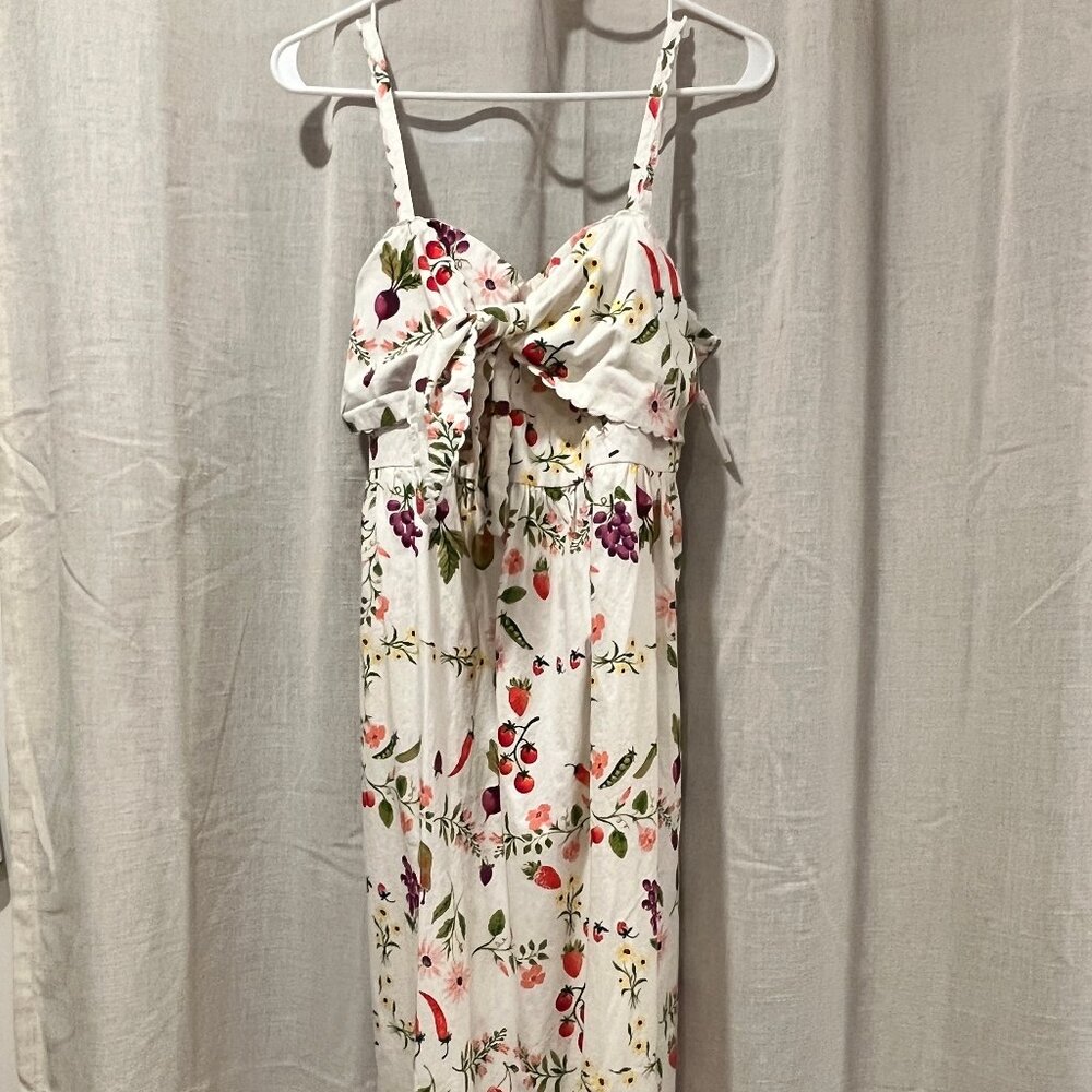 Old Navy Maternity Knot-Front Fit & Flare Dress